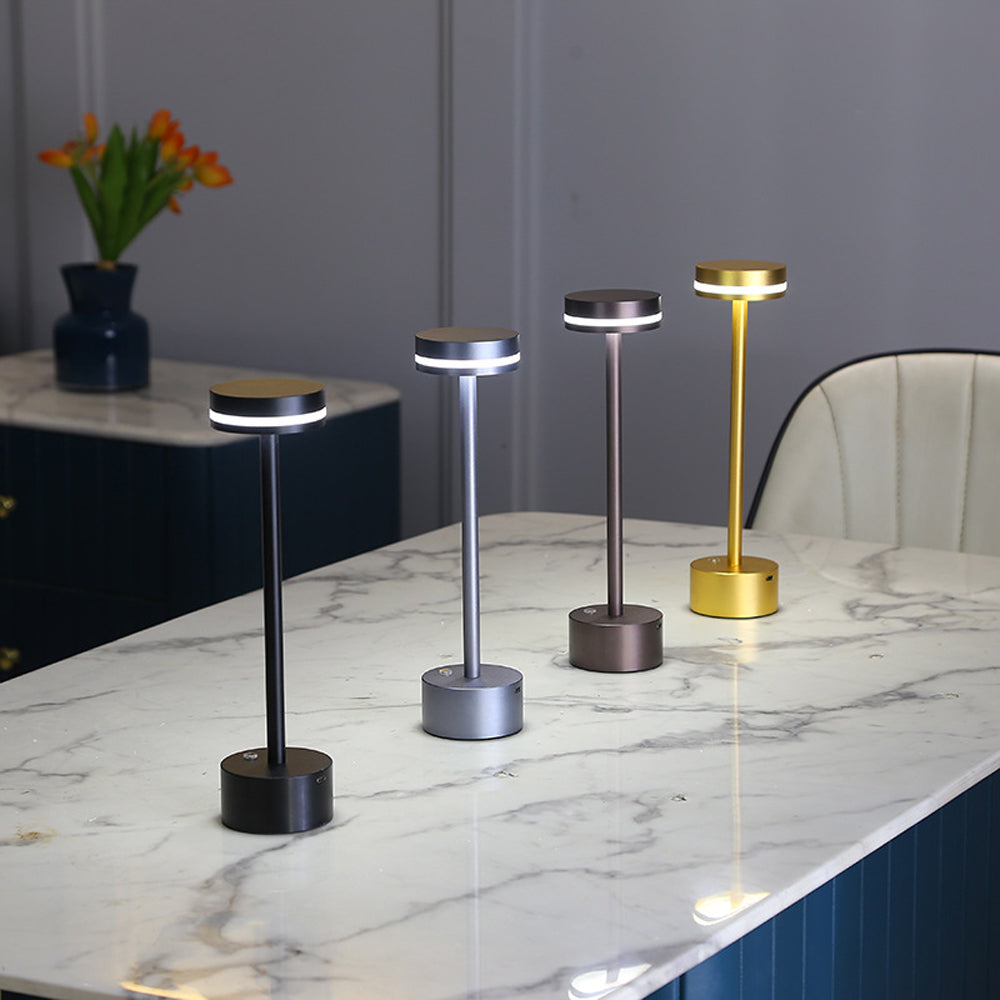 Sleek Minimalist LED Table Lamps - Modern Adjustable Desk Lighting Collection